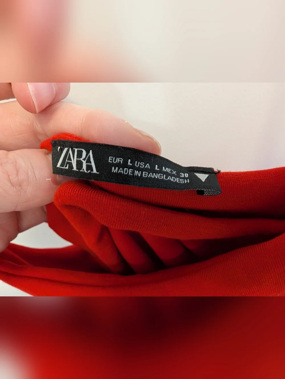 Zara Red Spaghetti Strap Mini Dress - Picture 6 of 6